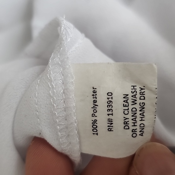 Show Me Your Mumu Poet Tie Top in White Boho Peasant Oversized Lace Up Blouse XS - Picture 8 of 12